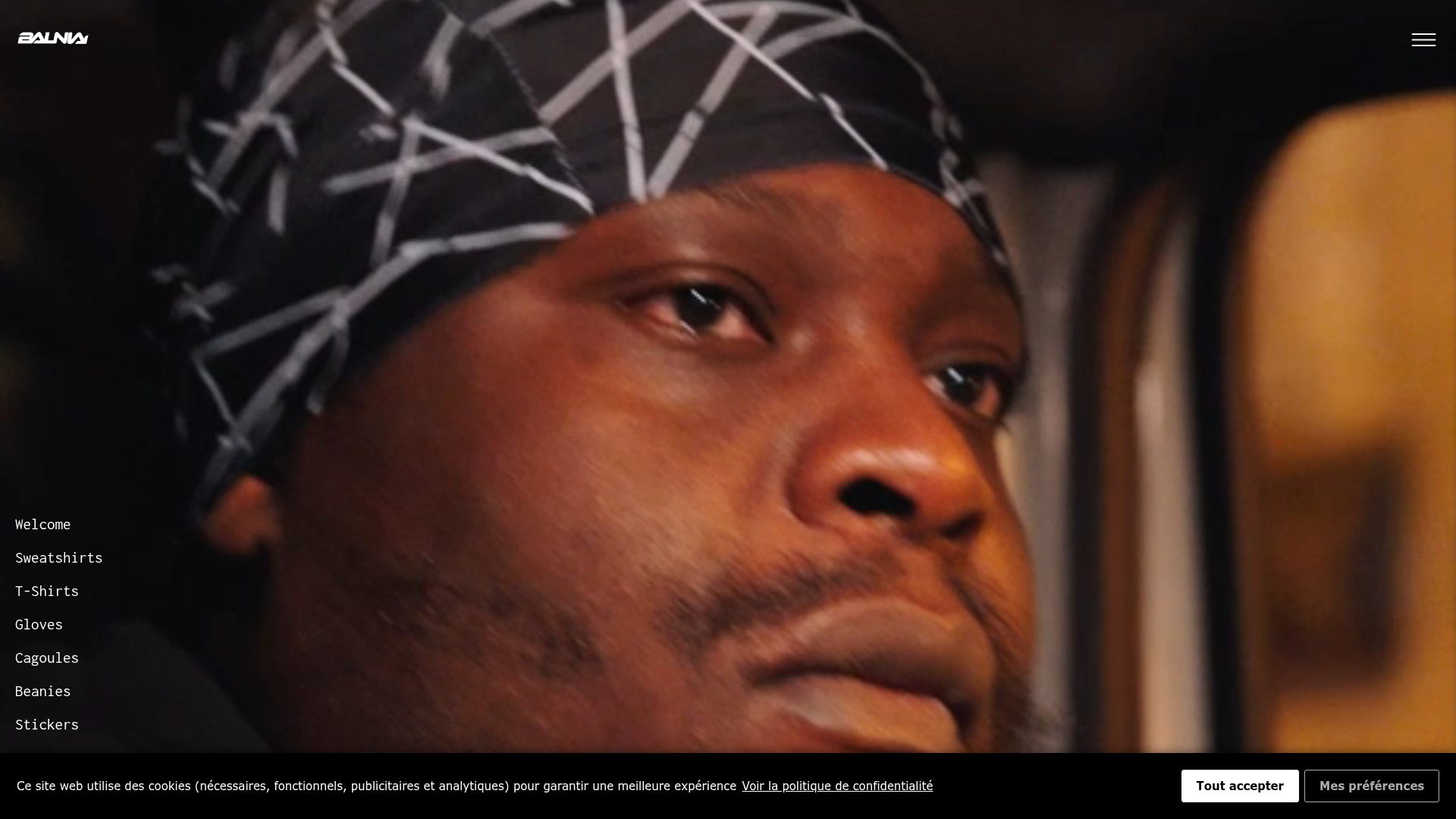 Capture du site Balnia